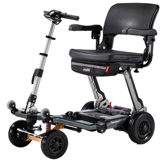 Freerider Luggie Super Plus 4 Travel Scooter Foldable 5 MPH 15 Mile Range Lithium Battery New