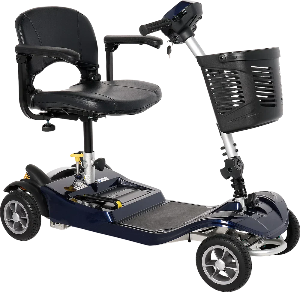 EV Rider Nomad Mobility Scooter 4 Wheel 260 lbs. Capacity 24V 10.3Ah Li-Ion Battery 4 MPH 10 Miles Open Box