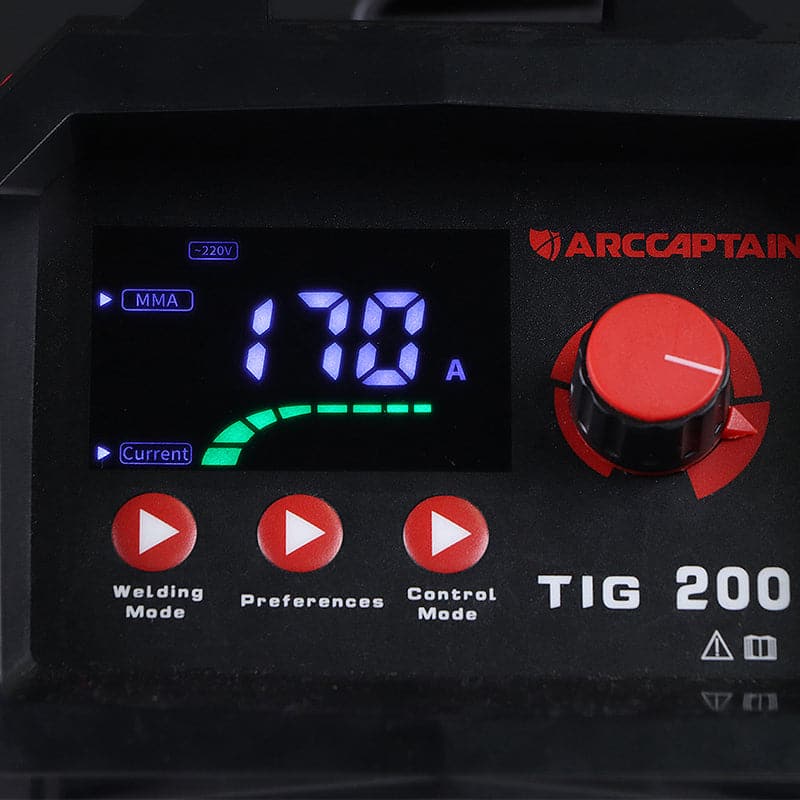 Arccaptain TIG200 Welder DC TIG High-Frequency 200A IGBT Inverter 110/220V New