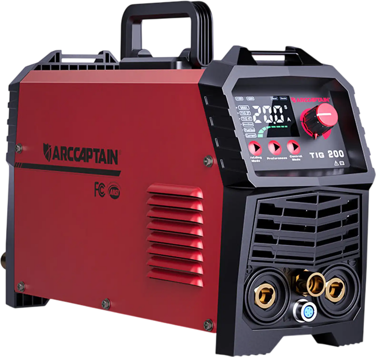 Arccaptain TIG200 Welder DC TIG High-Frequency 200A IGBT Inverter 110/220V New
