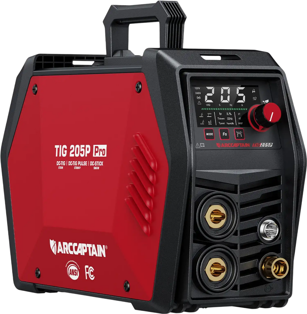 Arccaptain iControl TIG205P Pro Pulse Welder 205A Multi-Process TIG 120/240V App Control New