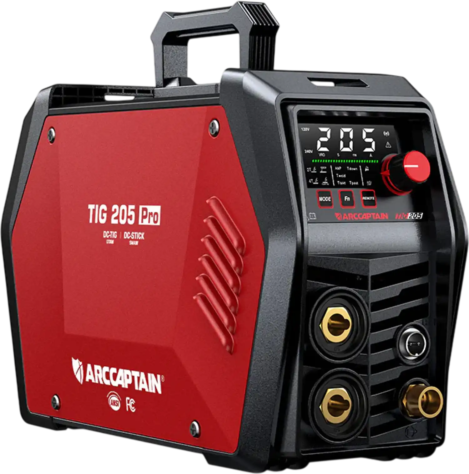 Arccaptain TIG205 Pro Welder DC TIG Spot Cold with Stick IGBT 120/240V App Control New