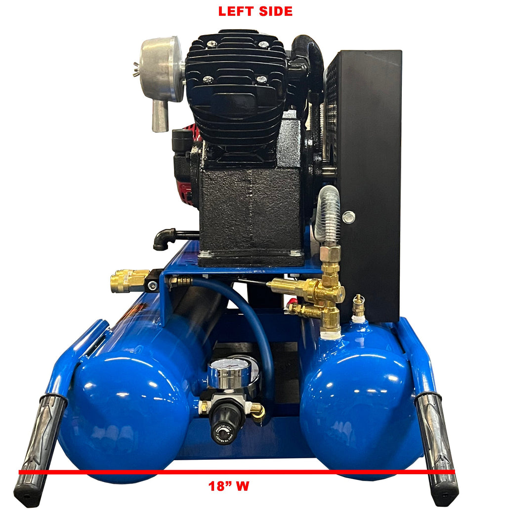 Eagle TT55G Air Compressor Wheelbarrow 150 PSI 10 Gallon 12.5 CFM 5.5 HP Honda GX160 New