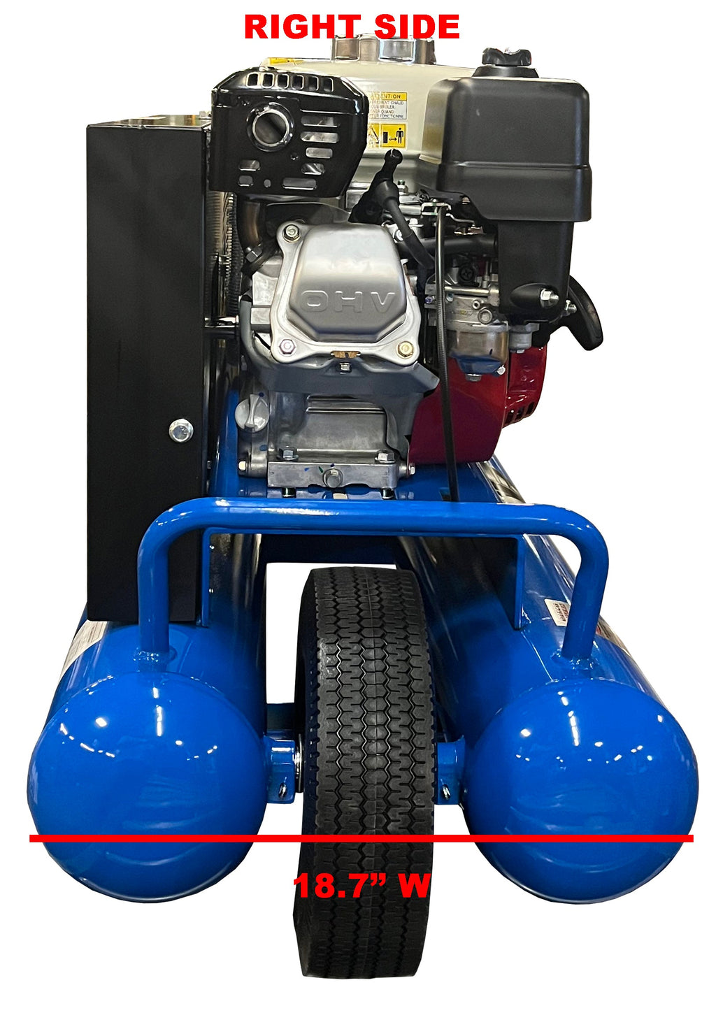 Eagle TT55G Air Compressor Wheelbarrow 150 PSI 10 Gallon 12.5 CFM 5.5 HP Honda GX160 New