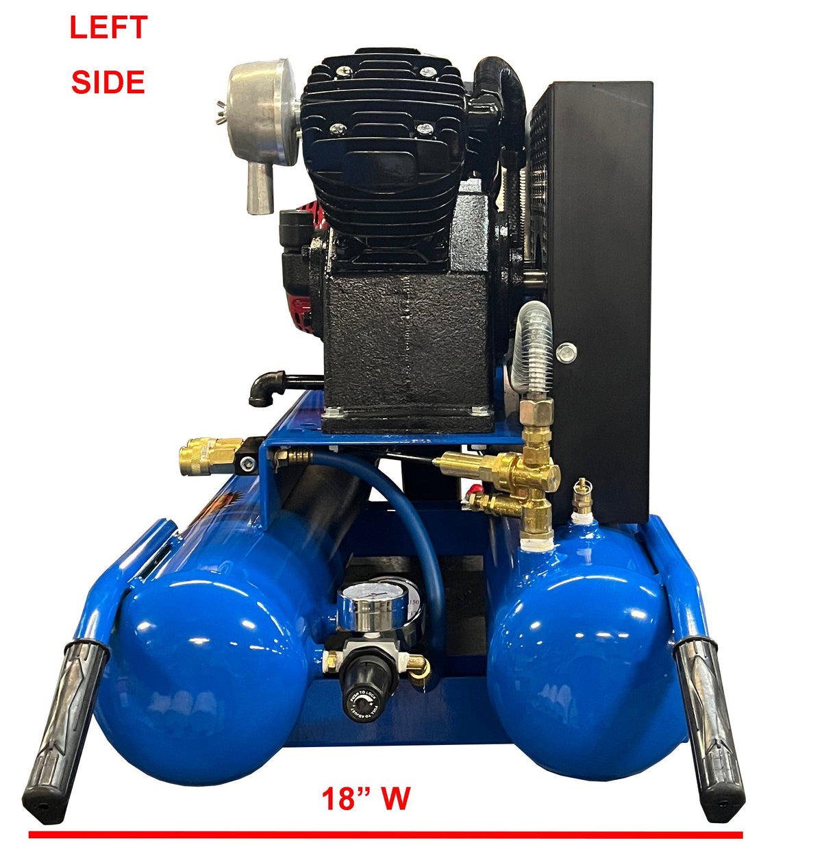 Eagle TT90GE Air Compressor Wheelbarrow 150 PSI 10 Gallon 18.5 CFM 9 HP Honda GX270 Electric Start New
