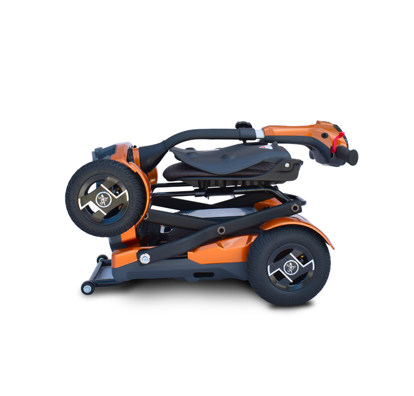 EV Rider Teqno AF S26 Automatic Folding Mobility Scooter Gold New