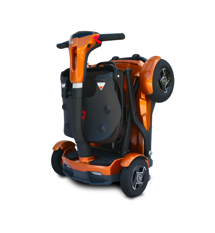 EV Rider Teqno AF S26 Automatic Folding Mobility Scooter Gold New