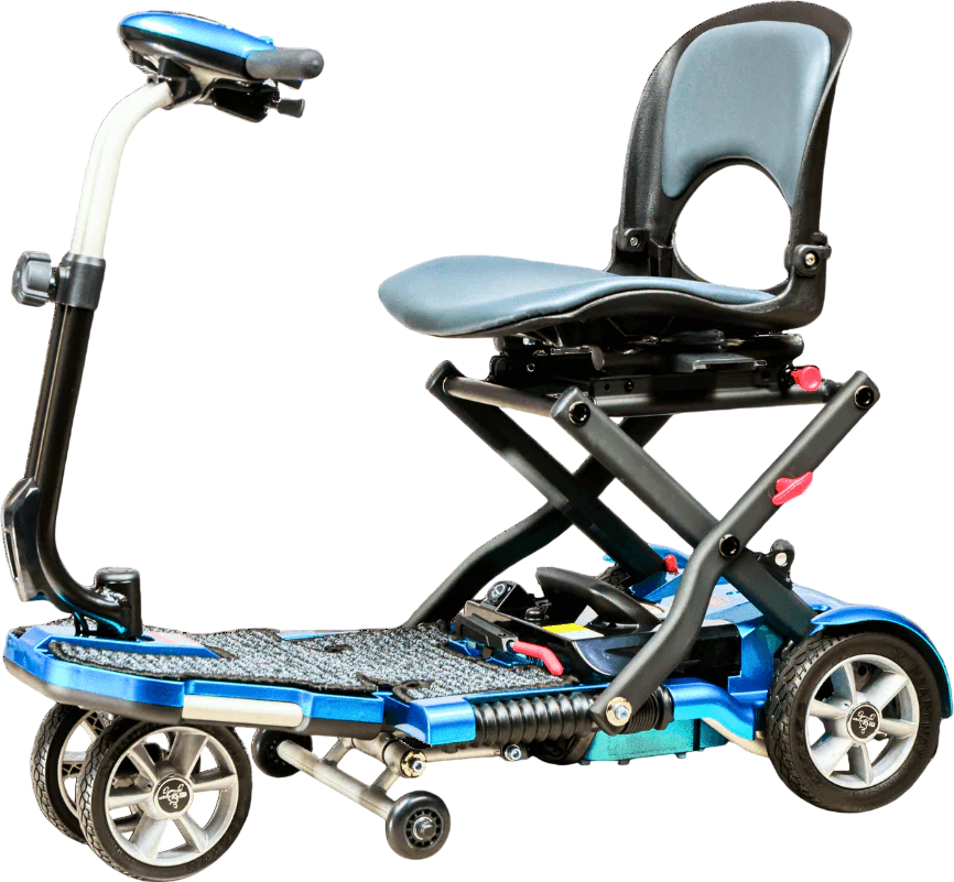 EV Rider Transport Plus Folding Mobility Scooter 250 lbs. Capacity  12V SLA 4 MPH 8 Miles New