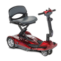 EV Rider Transport AF+ Automatic Folding Scooter Burgundy Red Open Box
