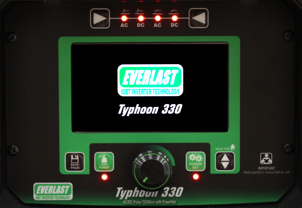 Everlast Typhoon 330 Welder Digital Inverter TIG/Stick AC DC 330A 1/3 Phase 240V New