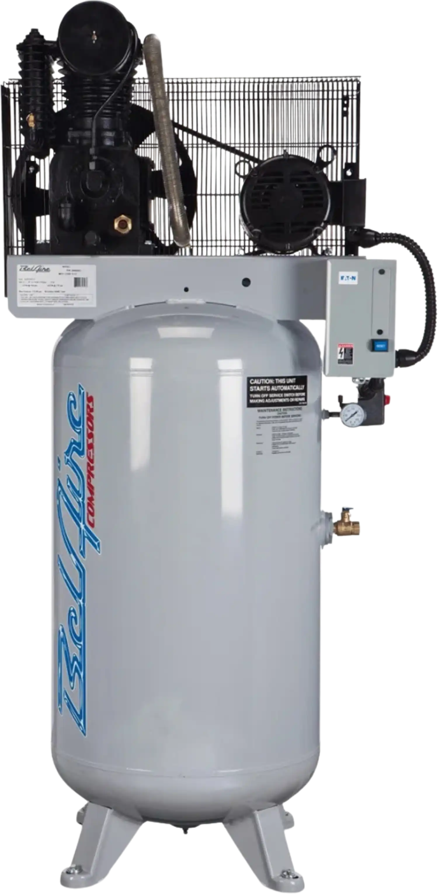 Belaire 418VLE Air Compressor 80 Gal. 7.5 HP Two Stage Single Phase 175PSI Elite Iron Series New