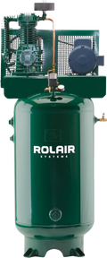 Rolair V5180K30 Air Compressor Electric 5 HP 80 gal. Two-Stage 230V 1-Phase with Magnetic Starter Manufacturer RFB
