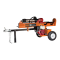 Brave Tow Behind Log Splitter 37-Ton Vertical/Horizontal Portable Gas with Honda GX270 Engine 270cc VH1737GX New