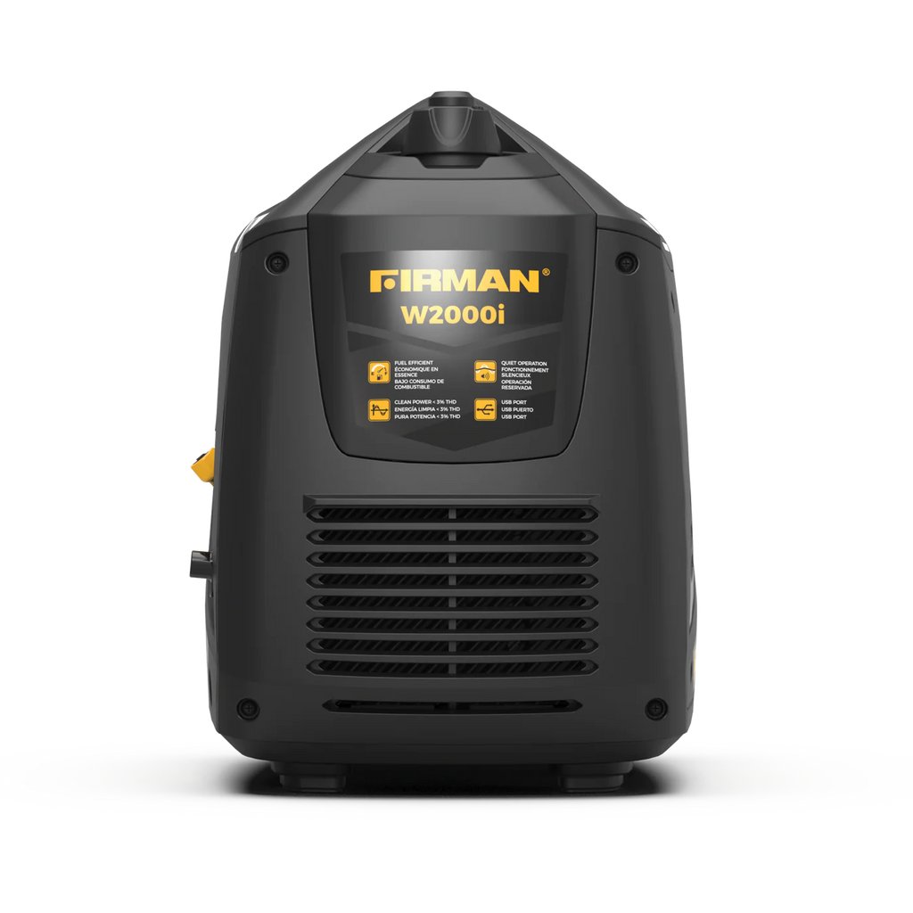 Firman W01682F Gas Inverter Generator 1600W/2000W 30 Amp Low THD Manufacturer RFB