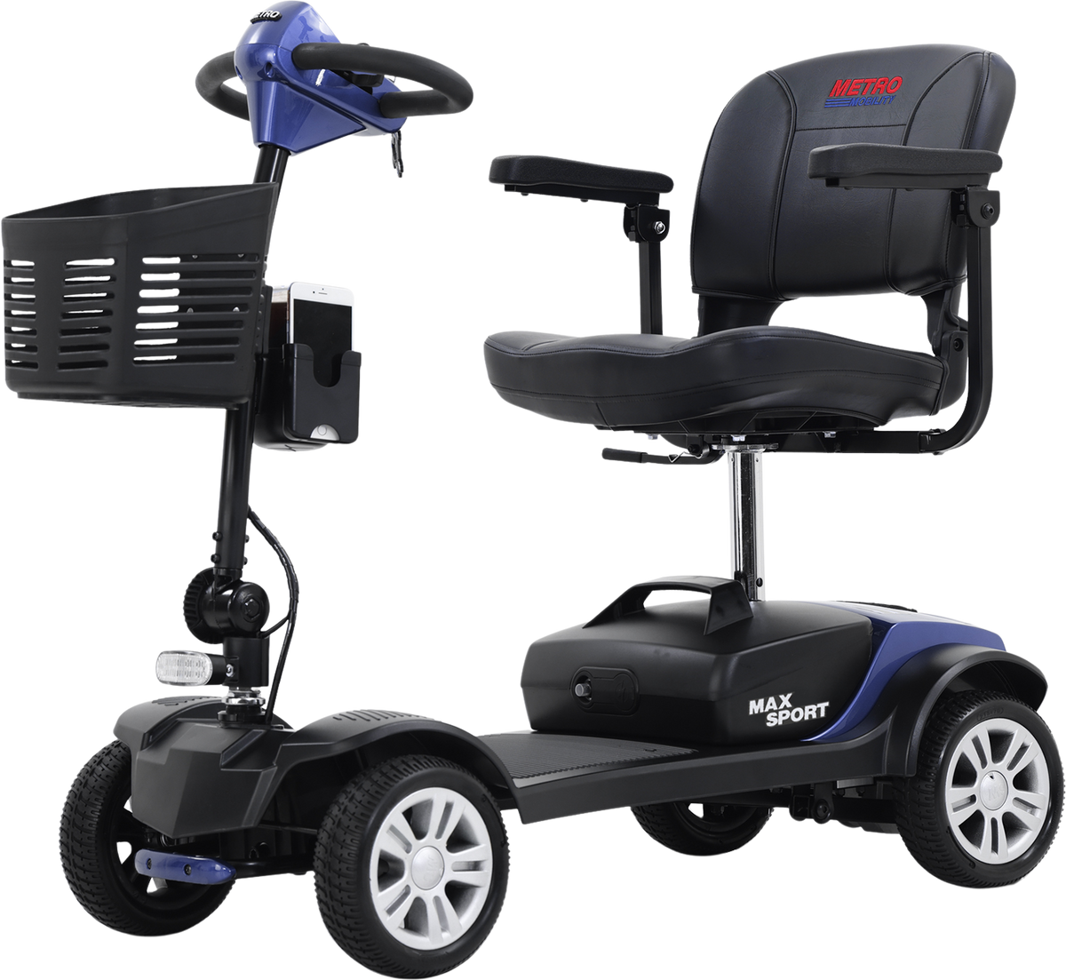 Metro Mobility Max Sport 4 Wheel Mobility Scooter Electric 24V 12Ah 300W 4.97 MPH 10 Mile Range New