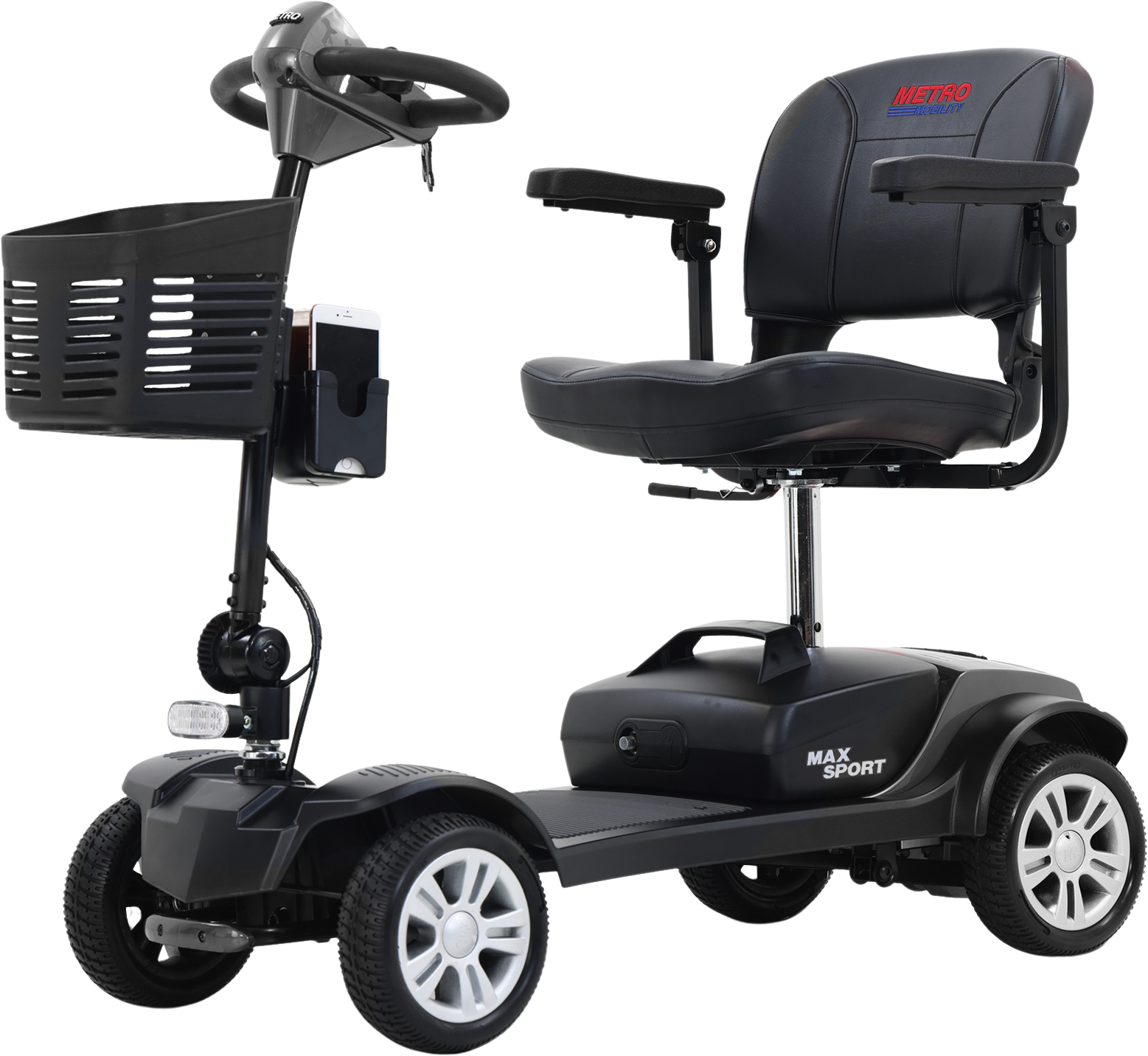 Metro Mobility Max Sport 4 Wheel Mobility Scooter Electric 24V 12Ah 300W 4.97 MPH 10 Mile Range New