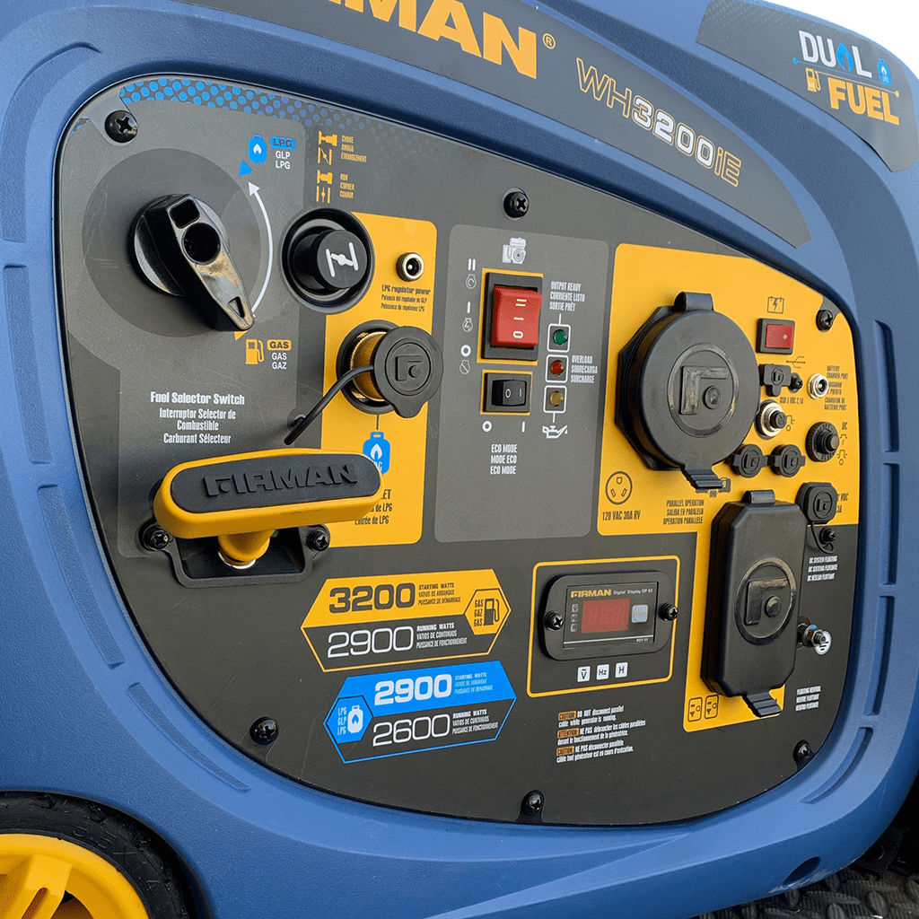 Firman WH02942 2900W/3200W Dual Fuel Electric Start Inverter Generator Manufacturer RFB