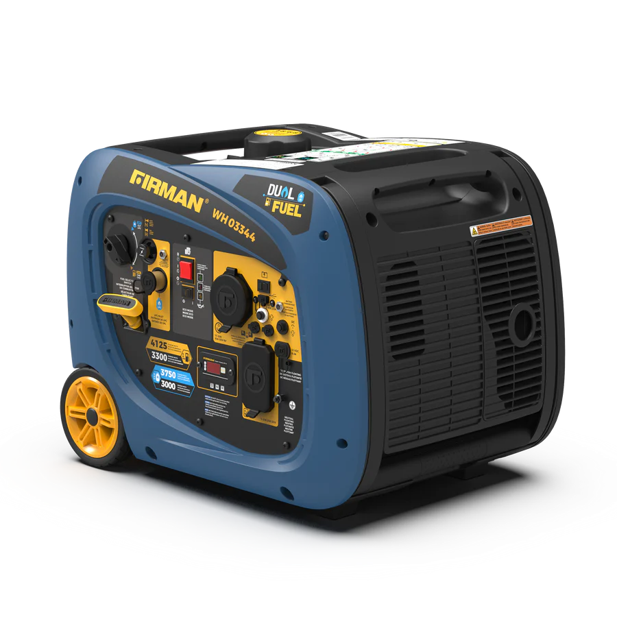 Firman WH03344 Dual Fuel Inverter Generator 3300W/4125W 30 Amp Electric Start New