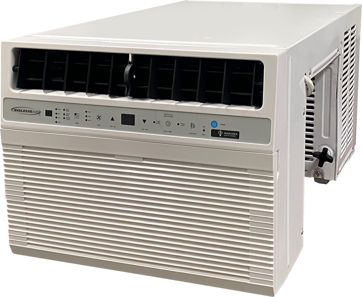 Soleus Air WS5-10HW-301 10,000 BTU Saddle 115V Wi-Fi Window Air Conditioner & Heater New