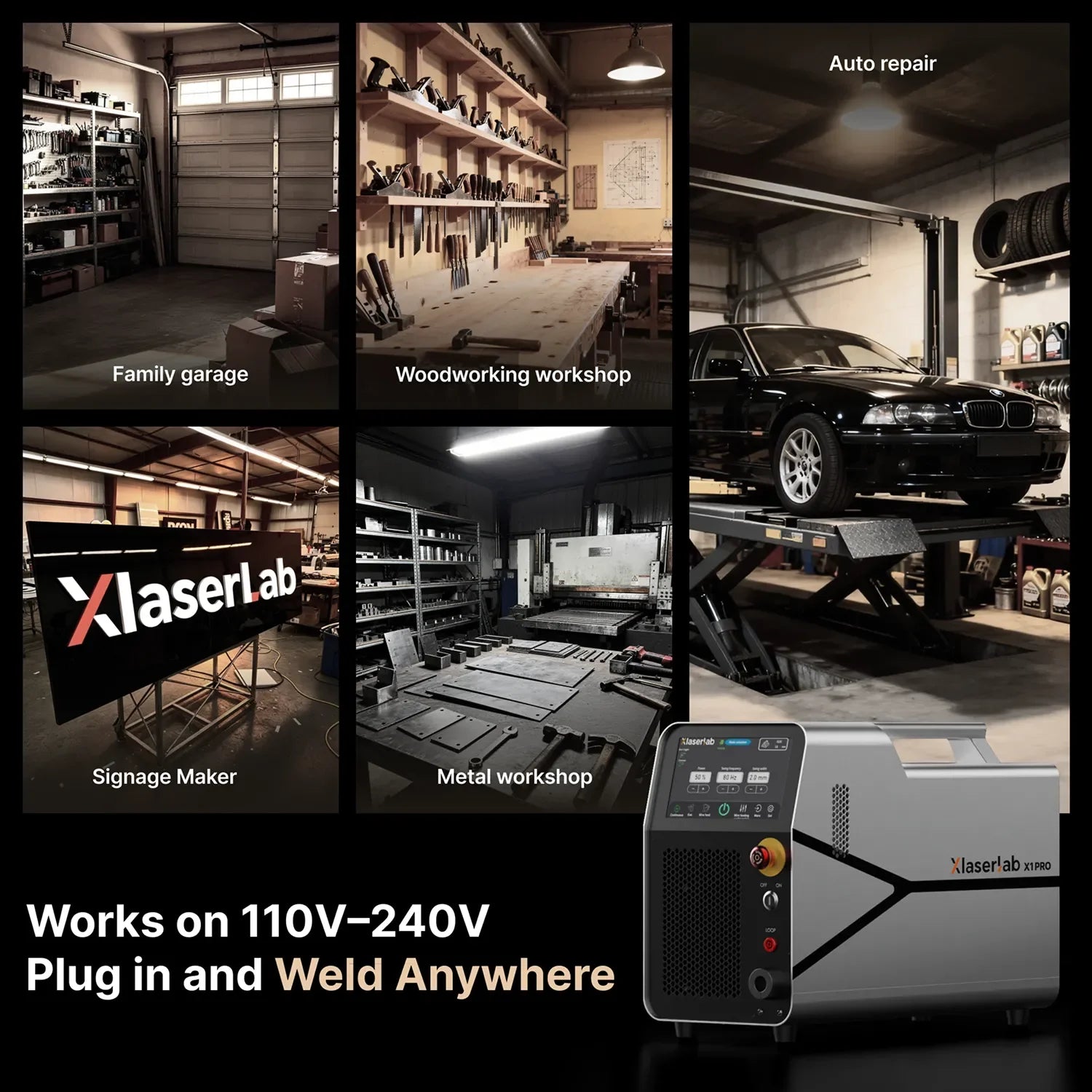 Xlaserlab X1 Pro Laser Welder Cutter Cleaner 700W Professional Kit New