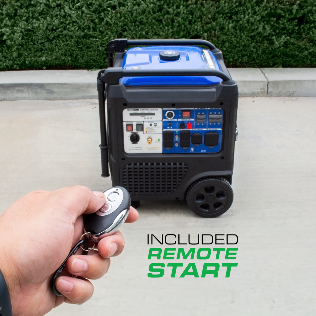 Duromax XP9500IHT 7600W/9500W Generator Tri-Fuel Gas Propane Natural Gas 50A Inverter Remote Start CO Alert New