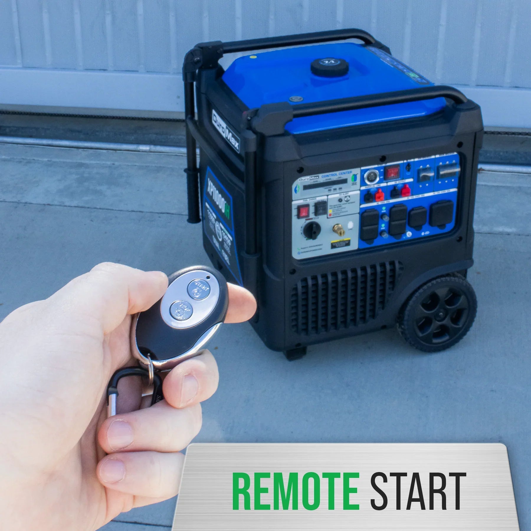 DuroMax XP11000iH 9000W/11000W Dual Fuel Generator Gas Propane Remote Start Inverter CO Alert New