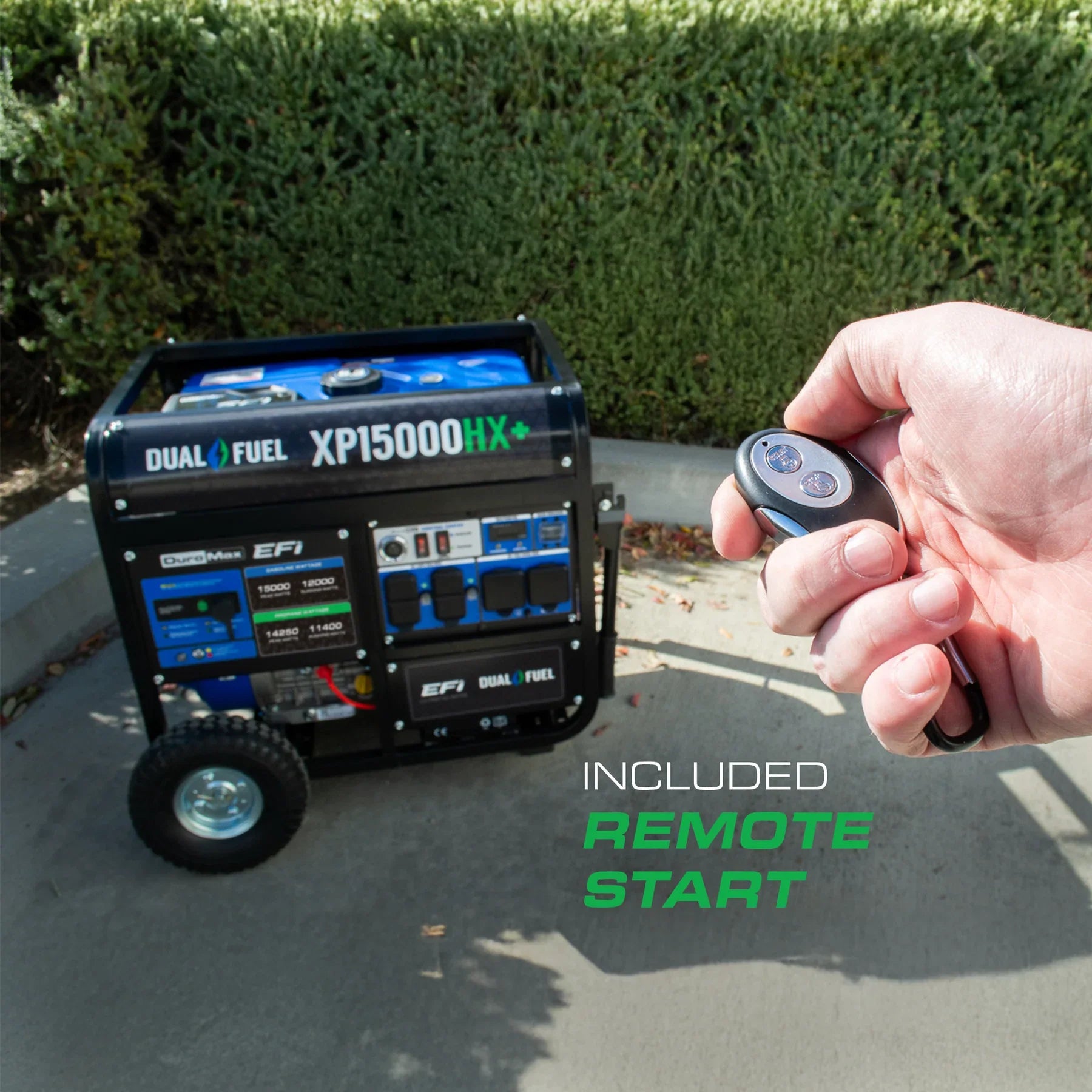 Duromax XP15000HX+ 12,000/15,000W Generator EFI Dual Fuel Gas Propane 50A Remote Start CO Alert New