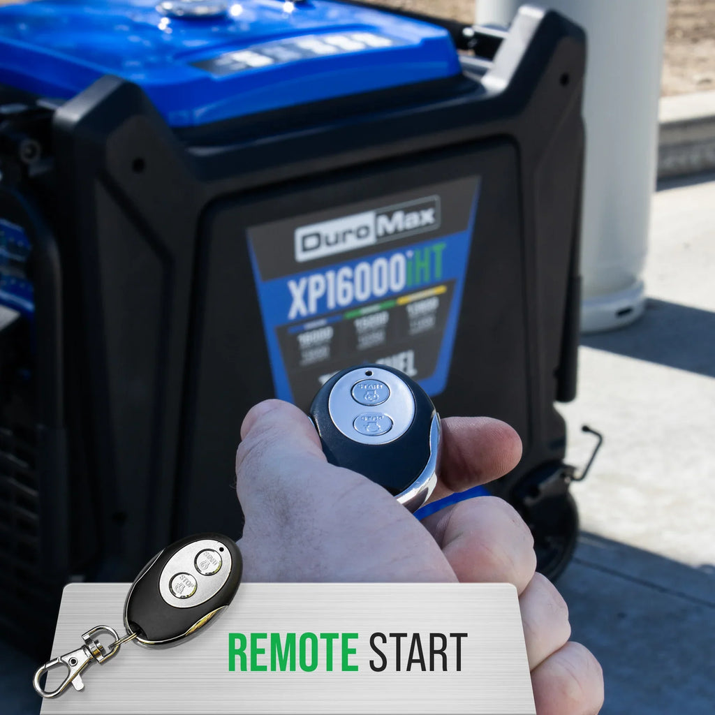 DuroMax XP16000iHT 13000W/16000W Tri Fuel Generator Gasoline Propane Natural Gas Electric Start Inverter CO Alert New