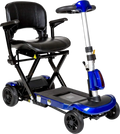 Drive Medical ZOOME-FLEX-AUTO Folding Mobility Scooter 4-Wheel Blue New