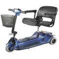 Zip'r 3 XTRA Mobility Scooter 3 Wheel 265 lbs. Capacity 24V 12 Miles 4.25MPH TSA Approved Blue New