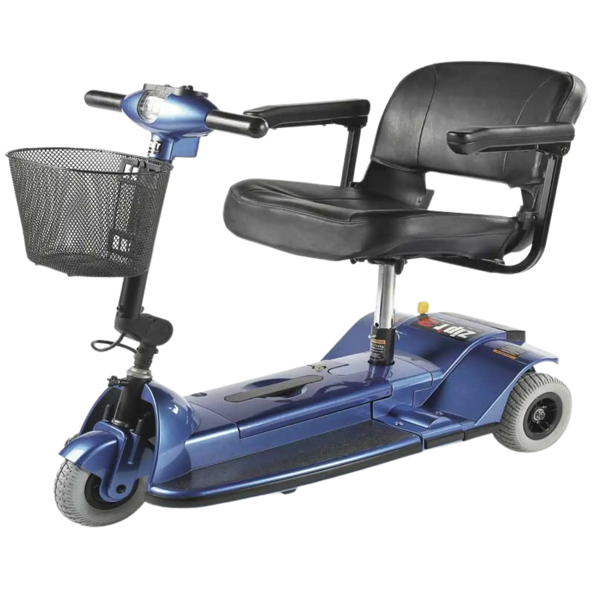 Zip'r 3 XTRA Mobility Scooter 3 Wheel 265 lbs. Capacity 24V 12 Miles 4.25MPH TSA Approved Blue New