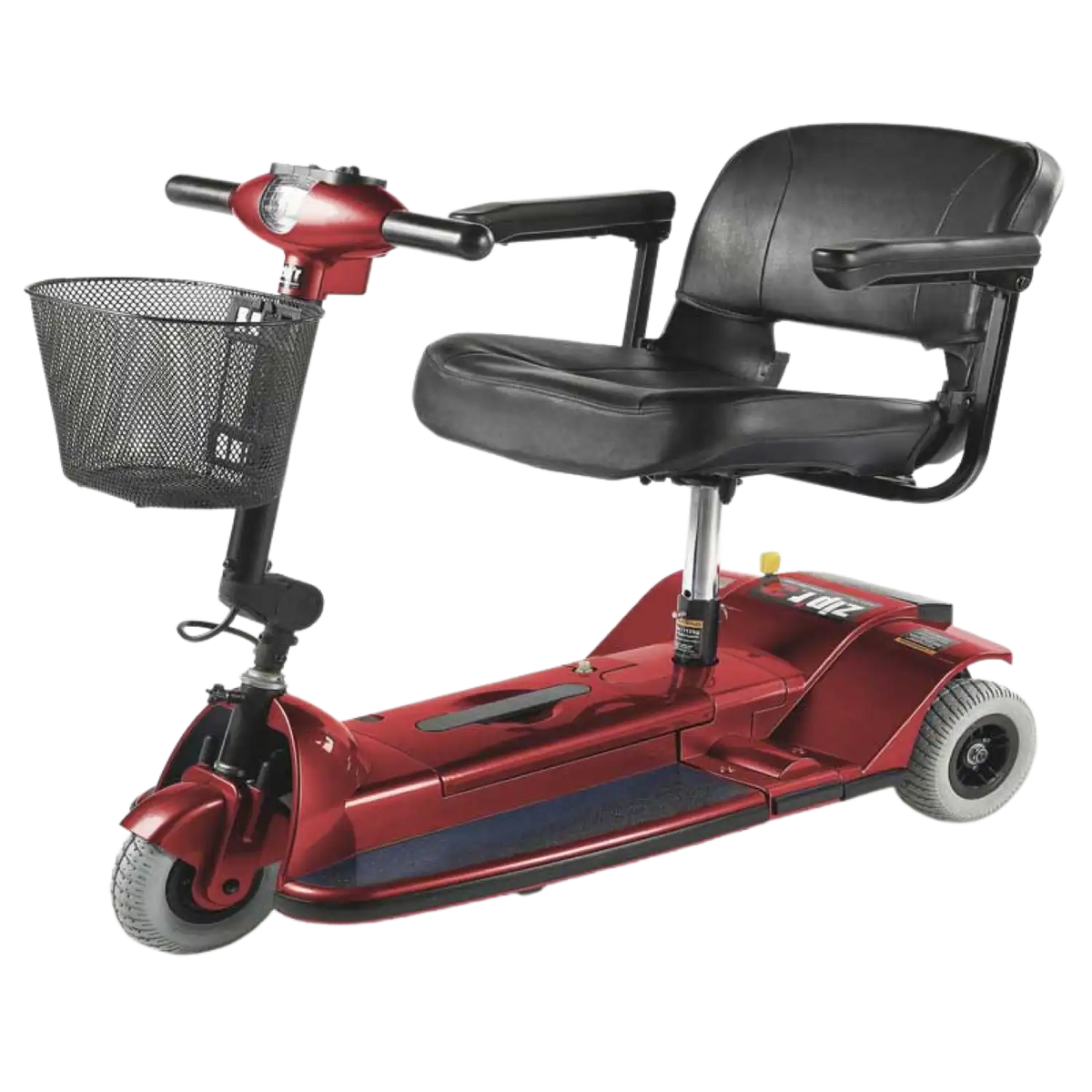 Zip'r 3 XTRA Mobility Scooter 3 Wheel 265 lbs. Capacity 24V 12 Miles 4.25MPH TSA Approved Red New