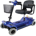 Zip'r 4 XTRA Traveler Long Range Mobility Scooter Blue New