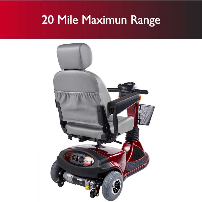 Zip'r Breeze 3-Wheel 24V 250W Heavy Duty Mobility Scooter Red New