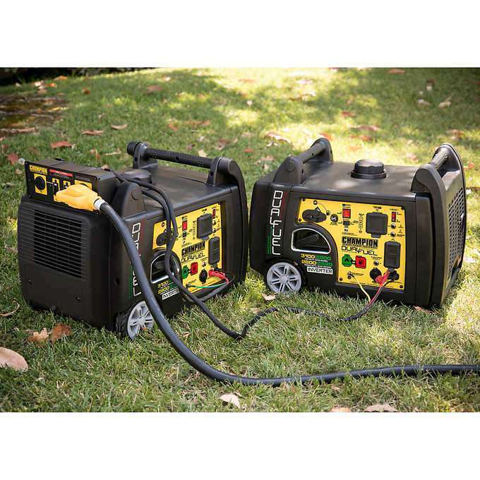 Champion 100204 2800W/3100W Inverter Dual Fuel Electric Start Generator Manufacturer RFB
