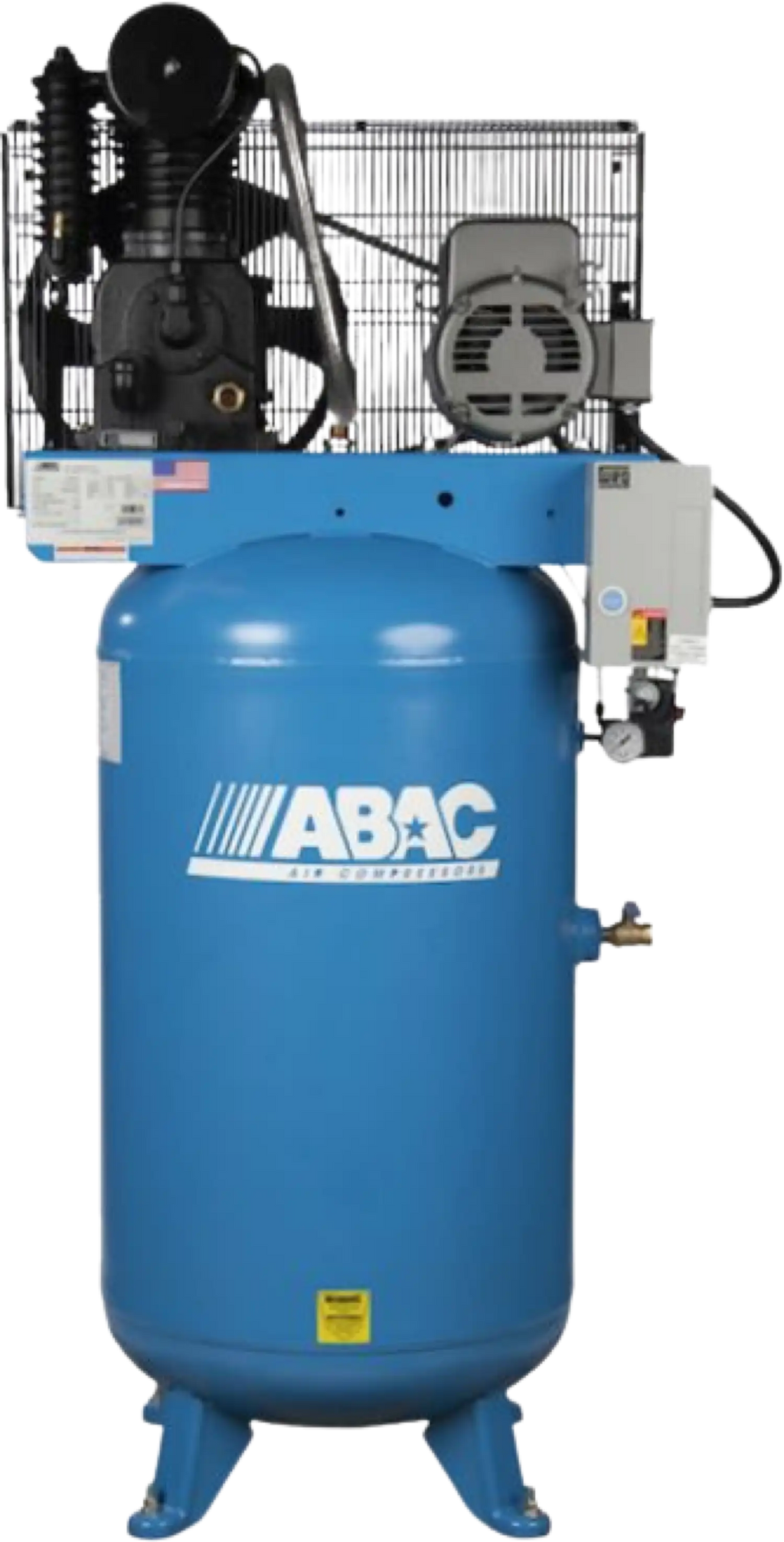 ABAC AB7-2180VFF Air Compressor 7.5HP 175PSI 80 Gallon Two-Stage Single Phase 230V New