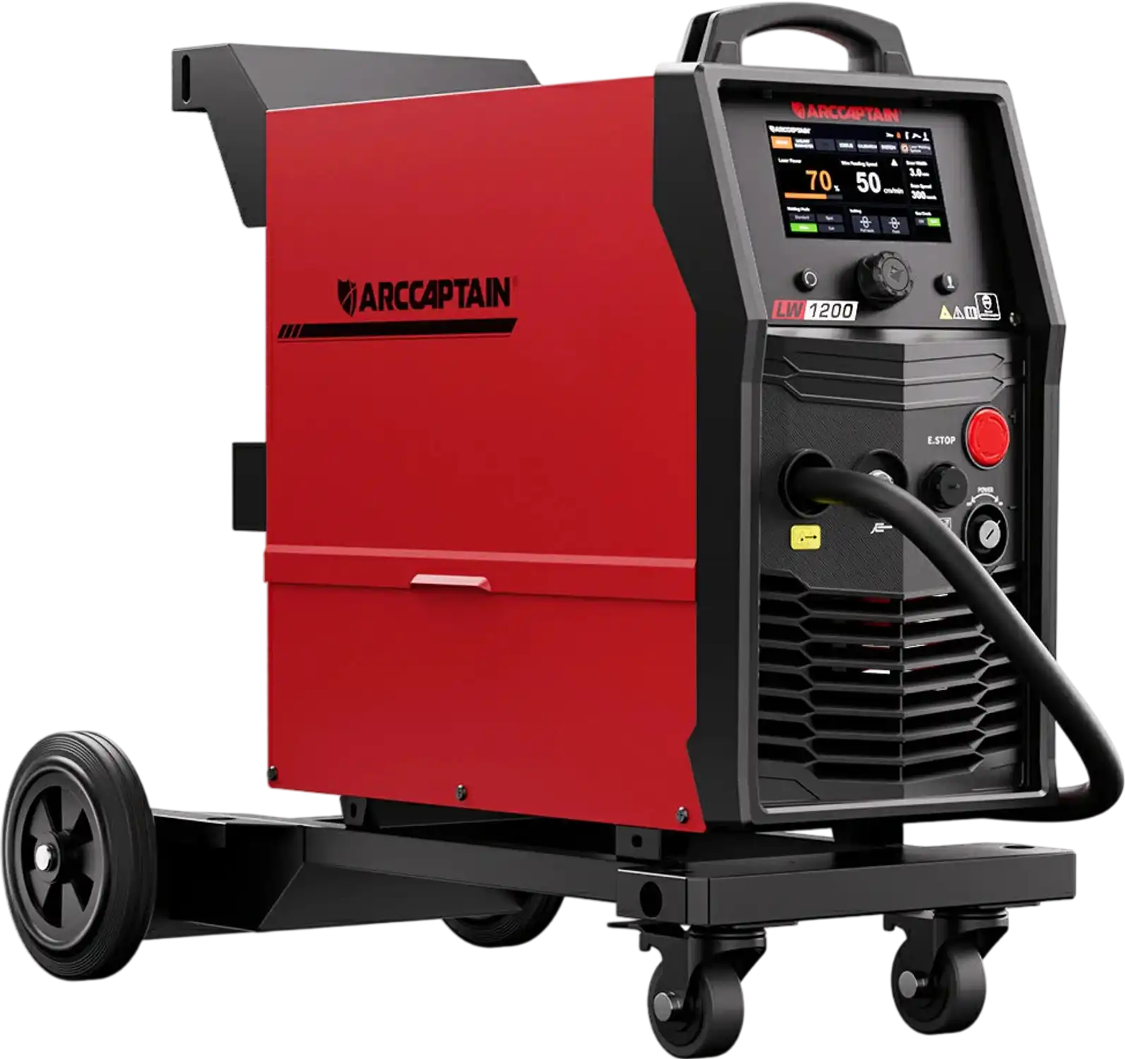 Arccaptain LW1200 Laser Welder 3-in-1 Air Cooled App Control 1200W 220V New