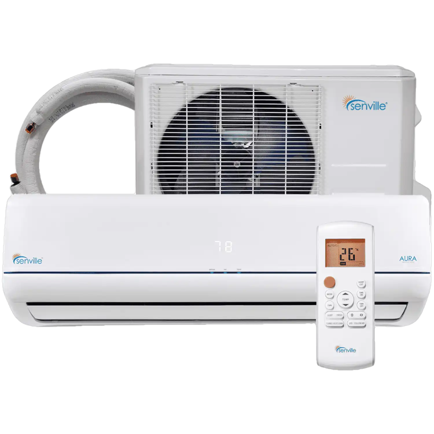 Senville SENA-12HF-16 12000 BTU Mini Split Air Conditioner/Heater New