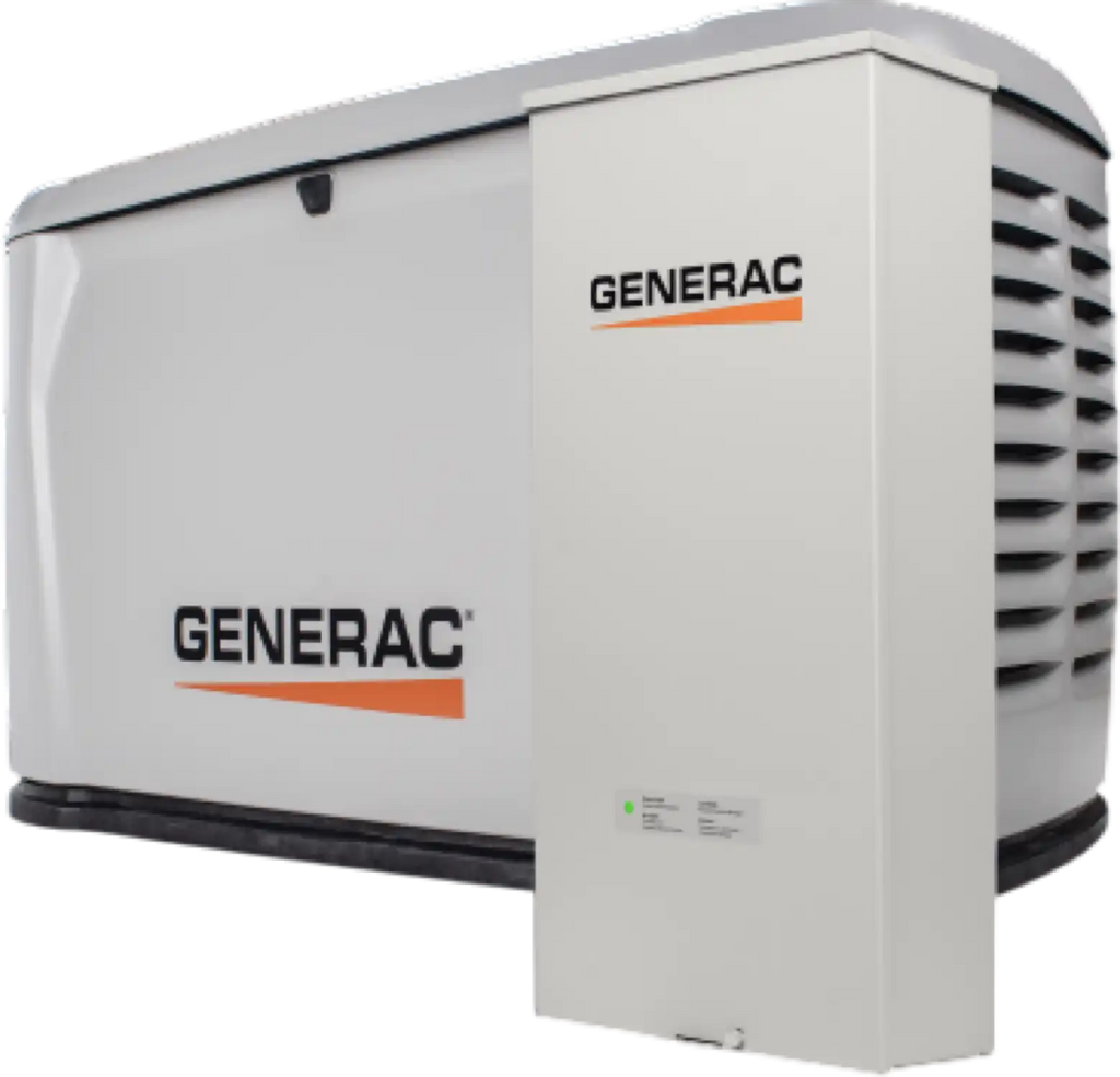 Generac 7324 18kW Standby Generator Propane Natural Gas 1 Phase 240V w/ 200A Automatic Transfer Switch Cellular New