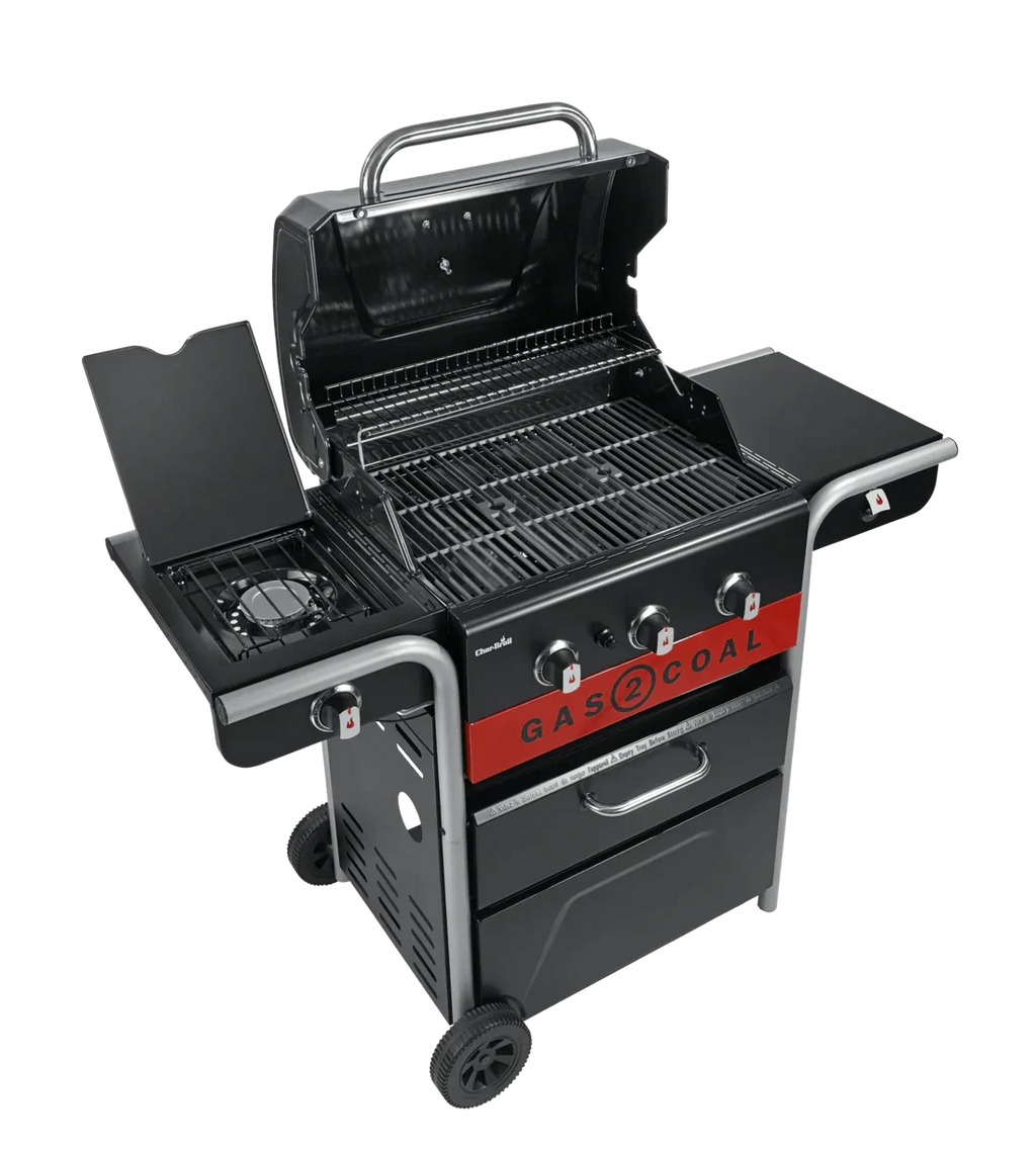 Char-Broil 3 Burner Gas2Coal 2.0 Hybrid Gas & Charcoal BBQ