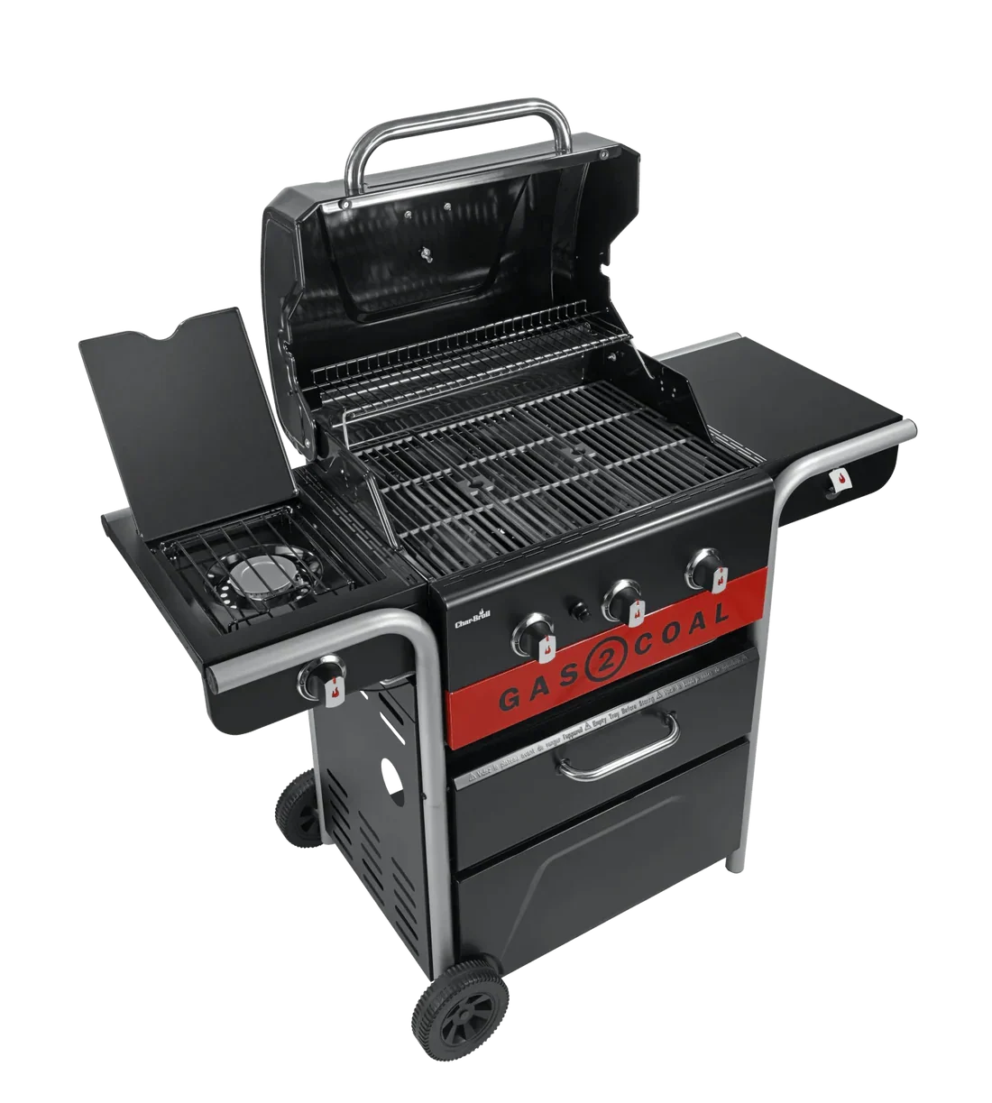 Char-Broil 3 Burner Gas2Coal 2.0 Hybrid Gas & Charcoal BBQ