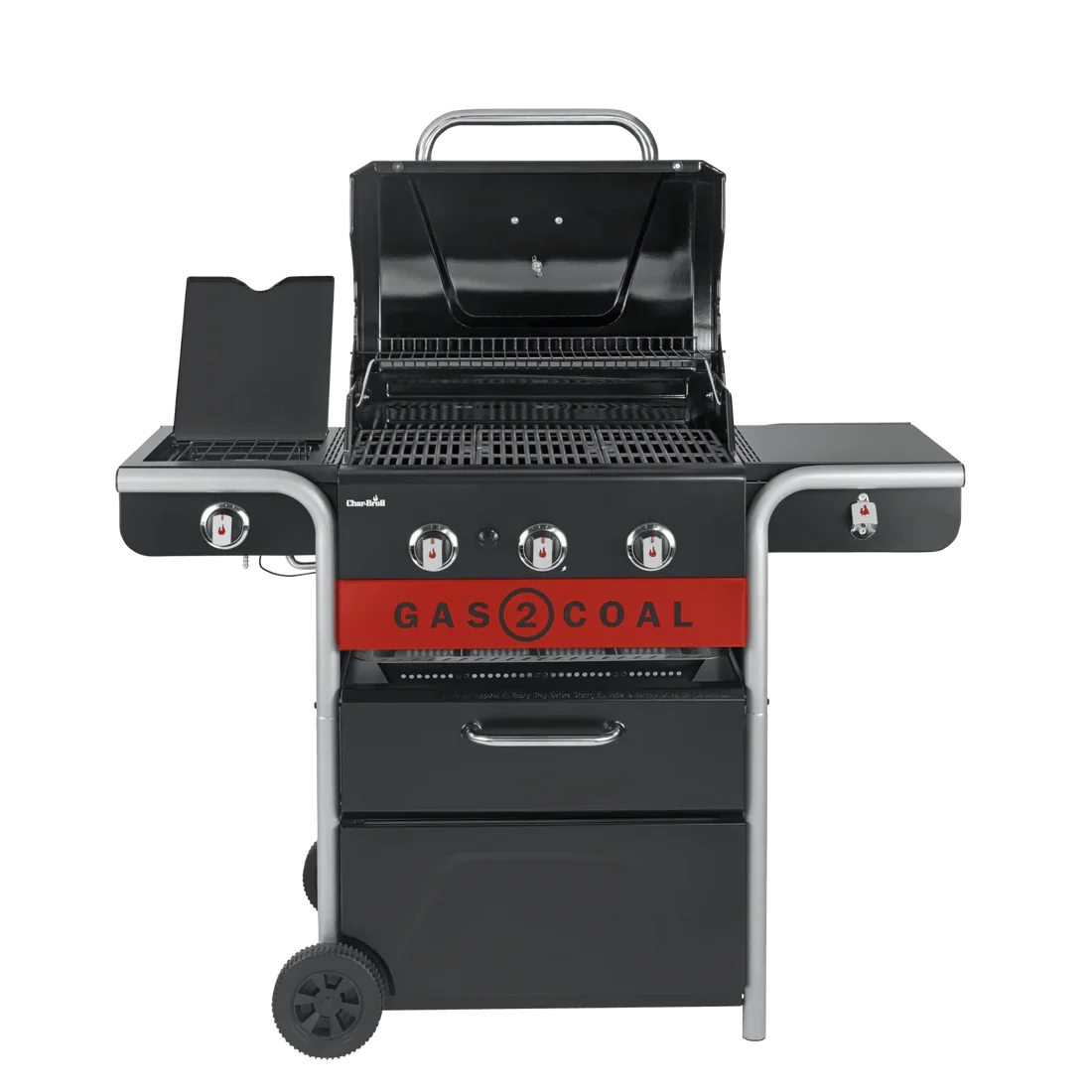 Char-Broil 3 Burner Gas2Coal 2.0 Hybrid Gas & Charcoal BBQ