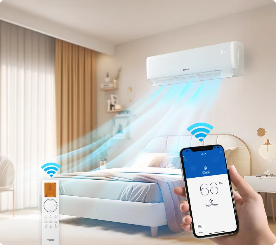 Tosot Mini-Split Air Conditioner with Heat Pump WiFi 30,000 BTU Cosmo Series 230V New