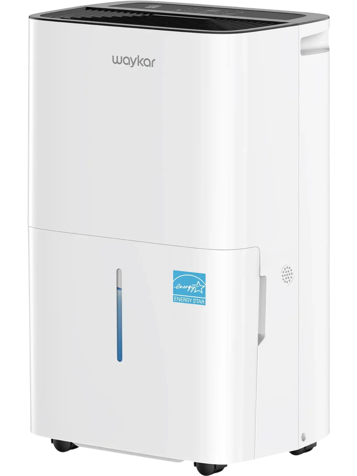 Waykar Dehumidifier 150 Pints with Drain Hose 2.38 Gal Tank Fixed Vent Energy Star New