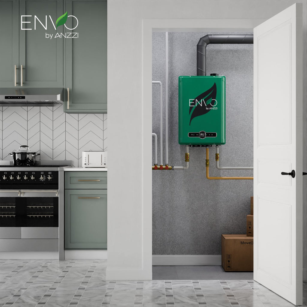 Anzzi Envo Tankless Water Heater Indoor Propane Gas 7.9 GPM 180,000 BTU 120V New