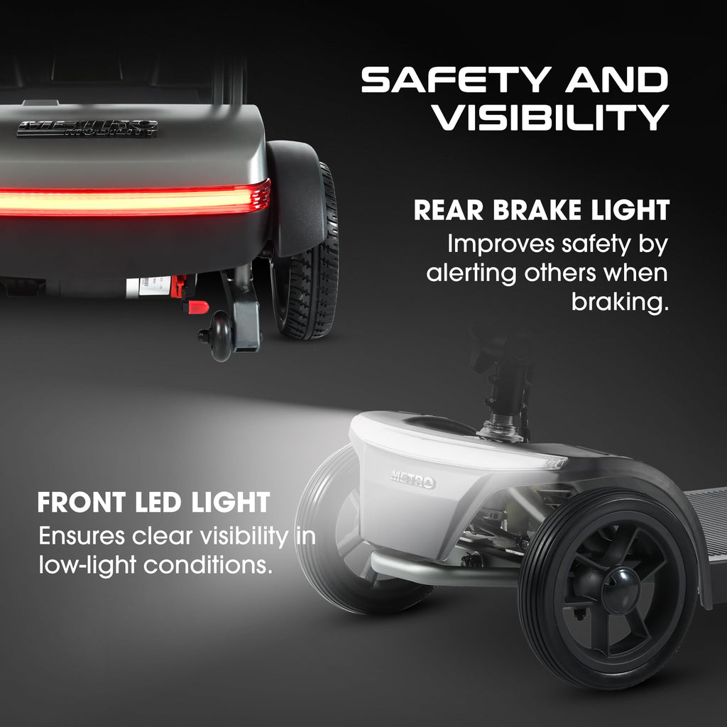 Metro Mobility Air Traveller Mobility Scooter Electric 4-Wheel 24V 4.97 MPH 10-16 Mile Range New