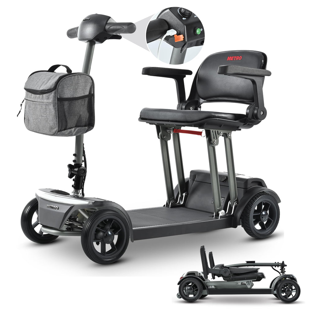 Metro Mobility Air Traveller Mobility Scooter Electric 4-Wheel 24V 4.97 MPH 10-16 Mile Range New