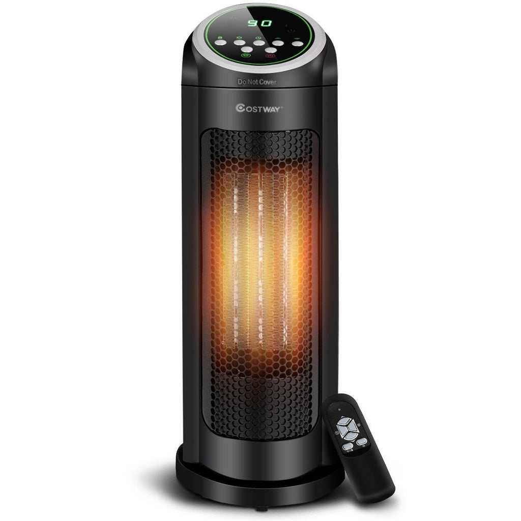 Costway 1500W LED Portable Oscillating PTC Ceramic Space Heater 47216983 New