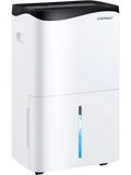 Costway 100-Pint Smart App Alexa Home Basement Dehumidifier 71049532 New