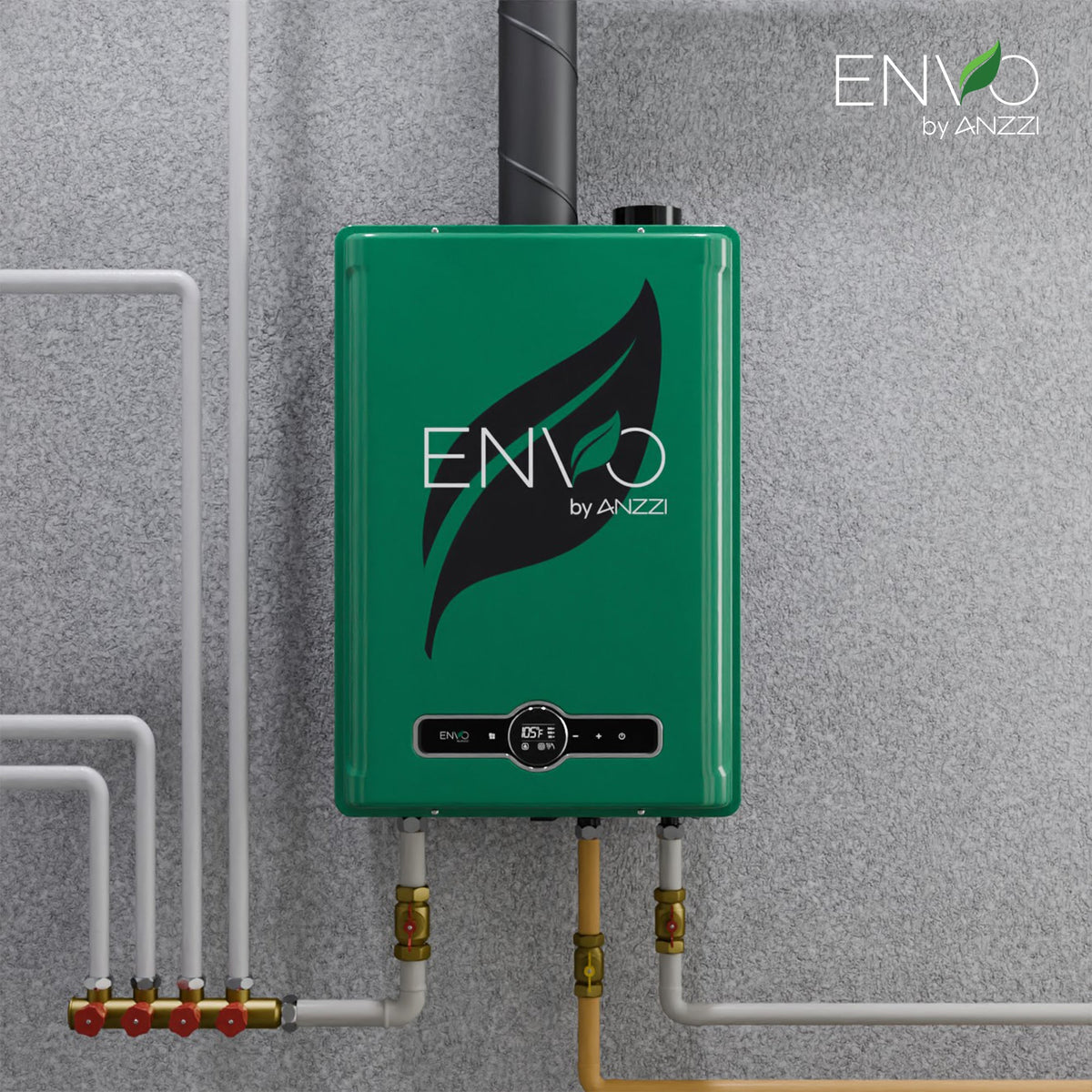 Anzzi Envo Tankless Water Heater Indoor Natural Gas 7.8 GPM 180,000 BTU 120V New